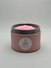 Rose éternelle rose en cercle