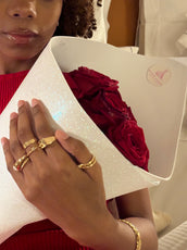 Bouquet de rose rouge sur mesure