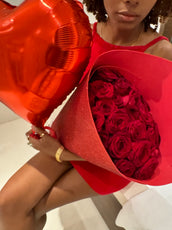 Bouquet luxe rouge